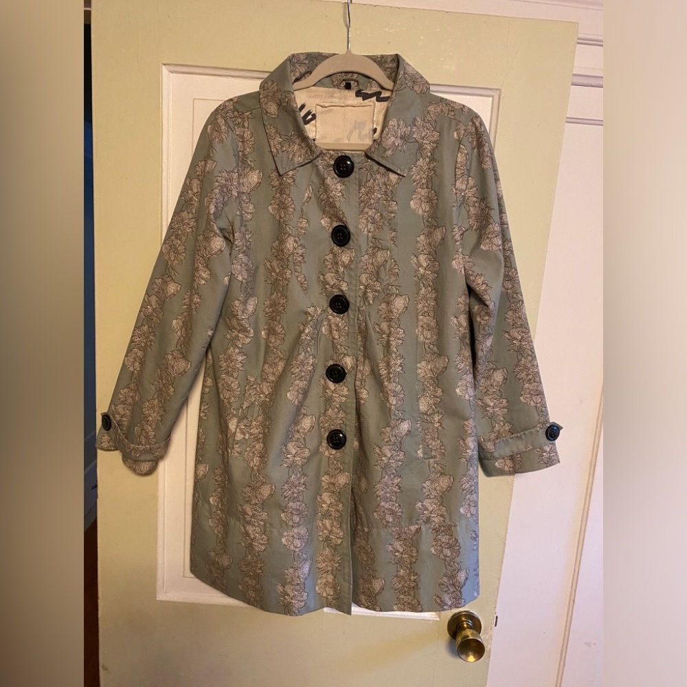 Over coat/ jacket - all cotton with a beautiful pattern.